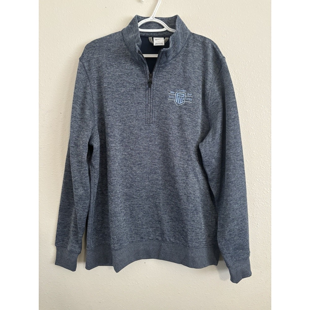 Nike The Standard O-F OPEN 2023 Golf Mens Dri-FIT Player Half-Zip Large